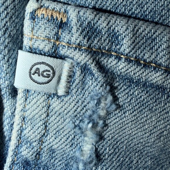 AG Jeans Alicia Denim Midi Skirt | Size 29 | Front Slit High-Waisted Classic Blu - Picture 10 of 12